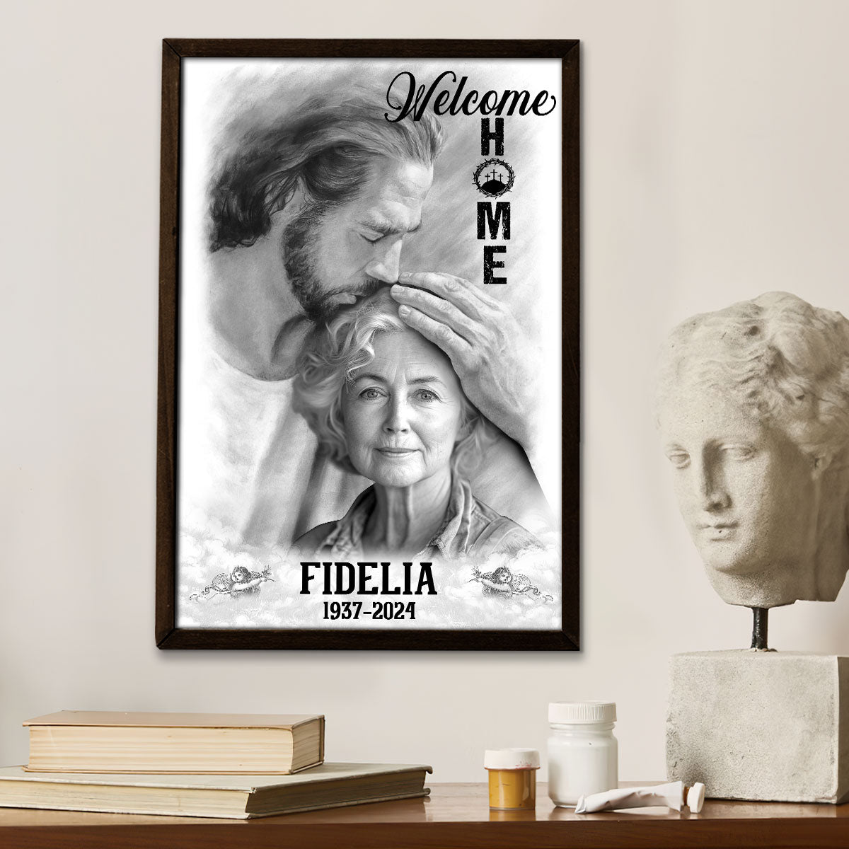 God Has You In His Arms I Have You In My Heart - Personalized Poster FCPTM1063