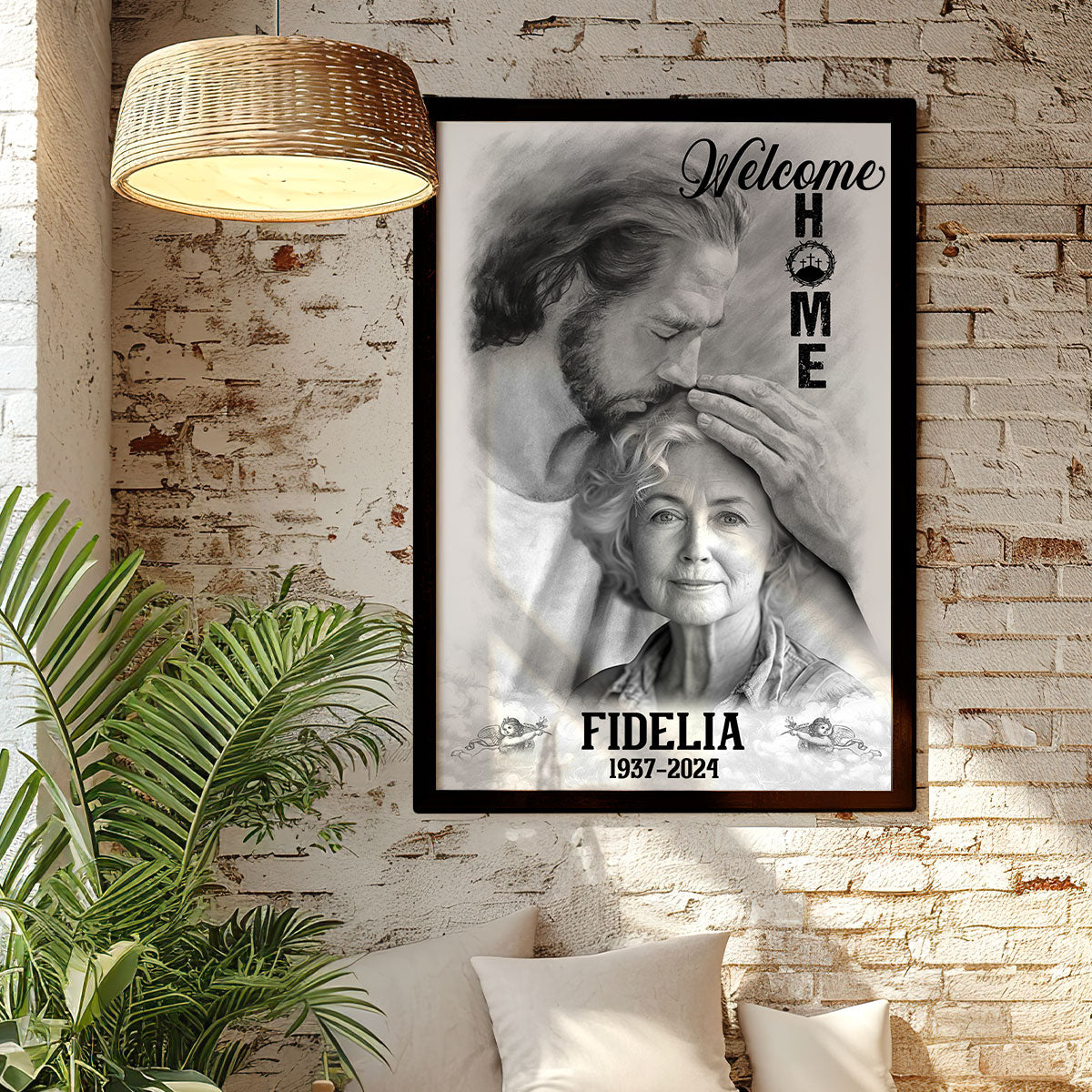 God Has You In His Arms I Have You In My Heart - Personalized Poster FCPTM1063