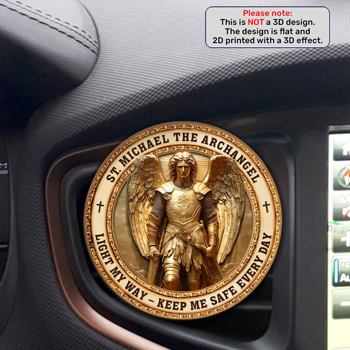 Archangel Michael Heaven’s Guardian - Car Visor Clip