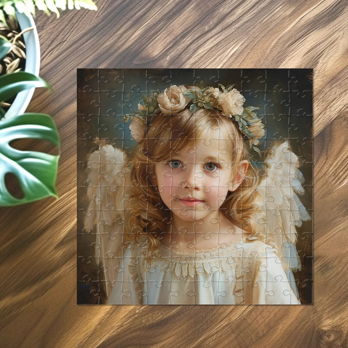 Angel Girl - Square Jigsaw Puzzle JPM02