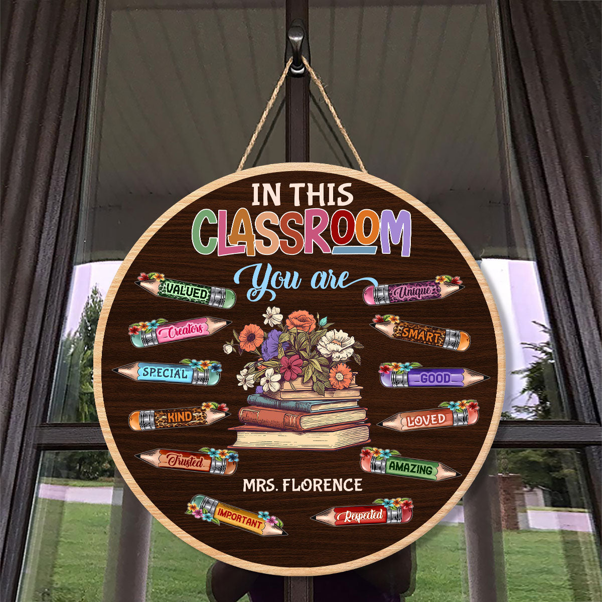 In This Classroom - Personalized Wooden Sign FCDSM1047