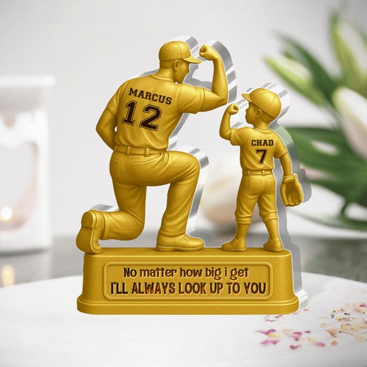 I’ll Always Look Up To You - Personalized Custom Shaped Squared Acrylic Plaque