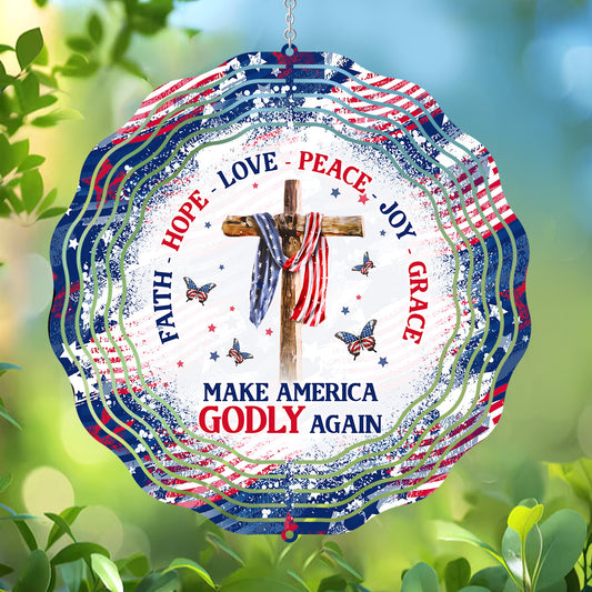 Make America Godly Again - Wind Spinners
