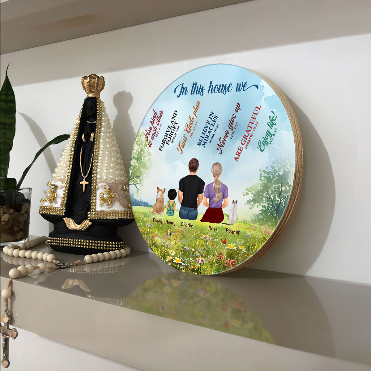In This House - Personalized Wooden Sign FCDSTM807TA