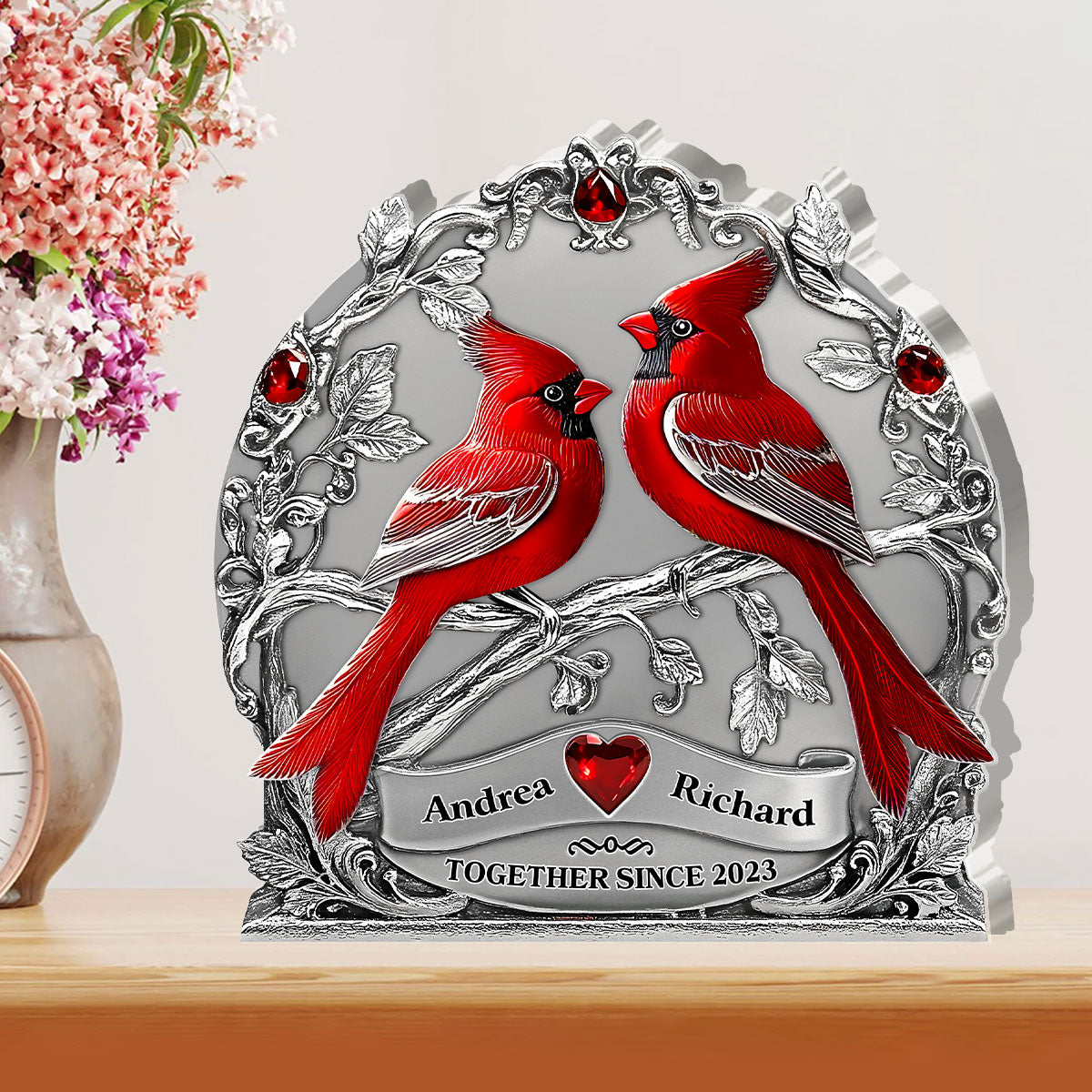 Our Radiant Journey - Personalized Custom Shaped Squared Acrylic Plaque