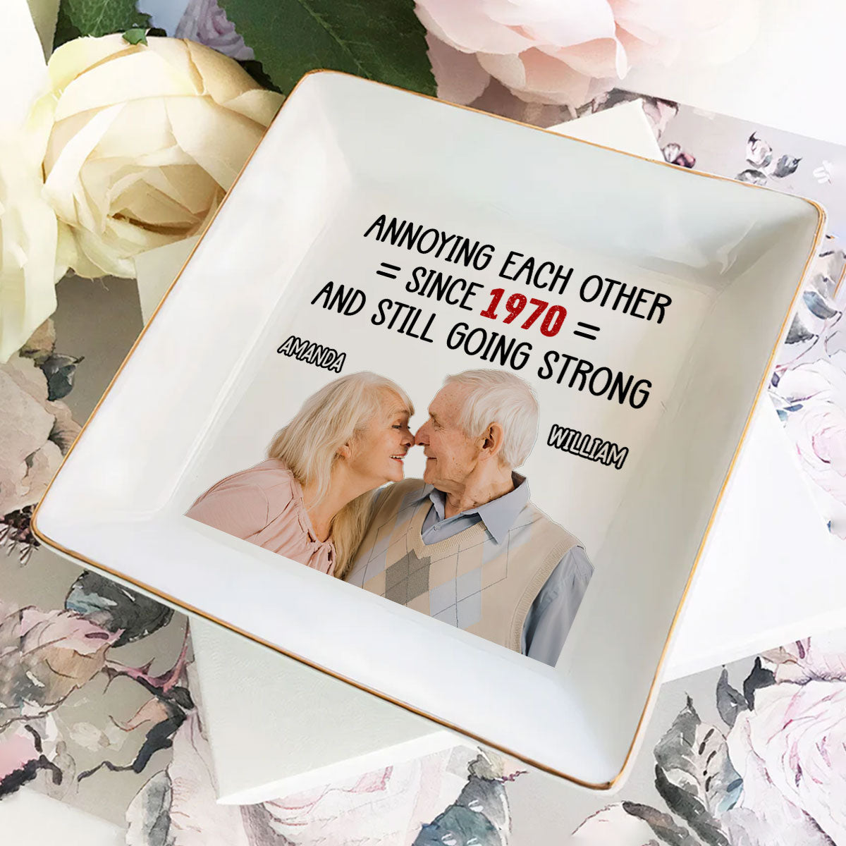 Annoying Each Other Married Couples Funny - Personalized Jewelry Dish