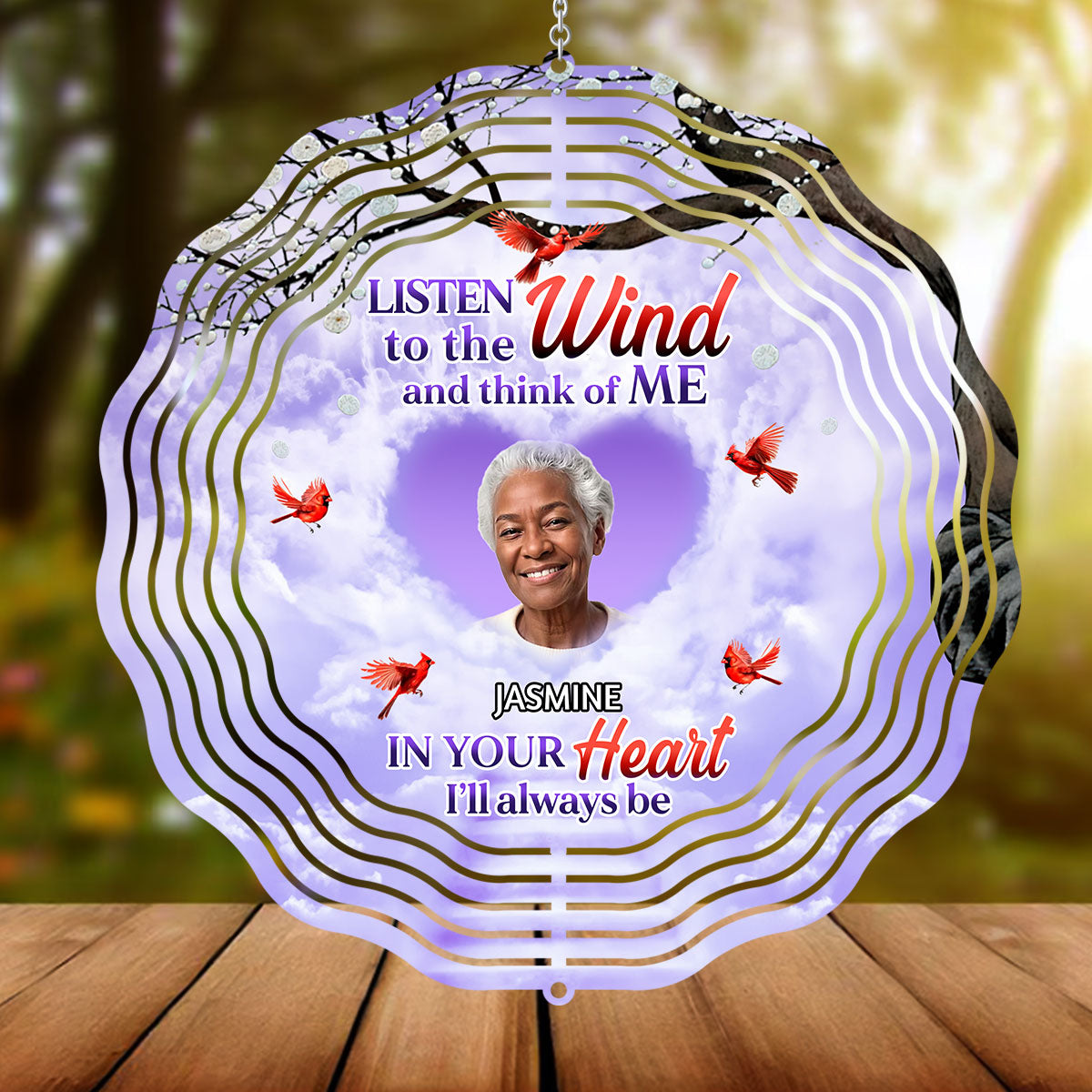 Listen To The Wind - Personalized Memorial Wind Spinners