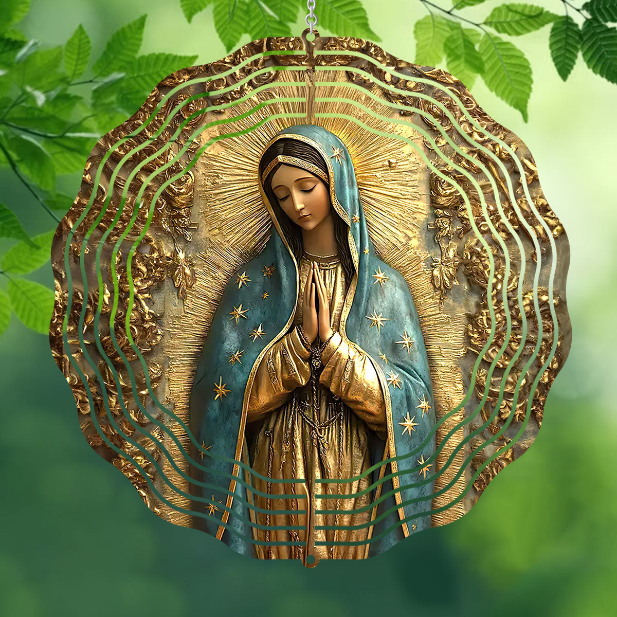 Vintage Style Virgin Mary - Wind Spinners