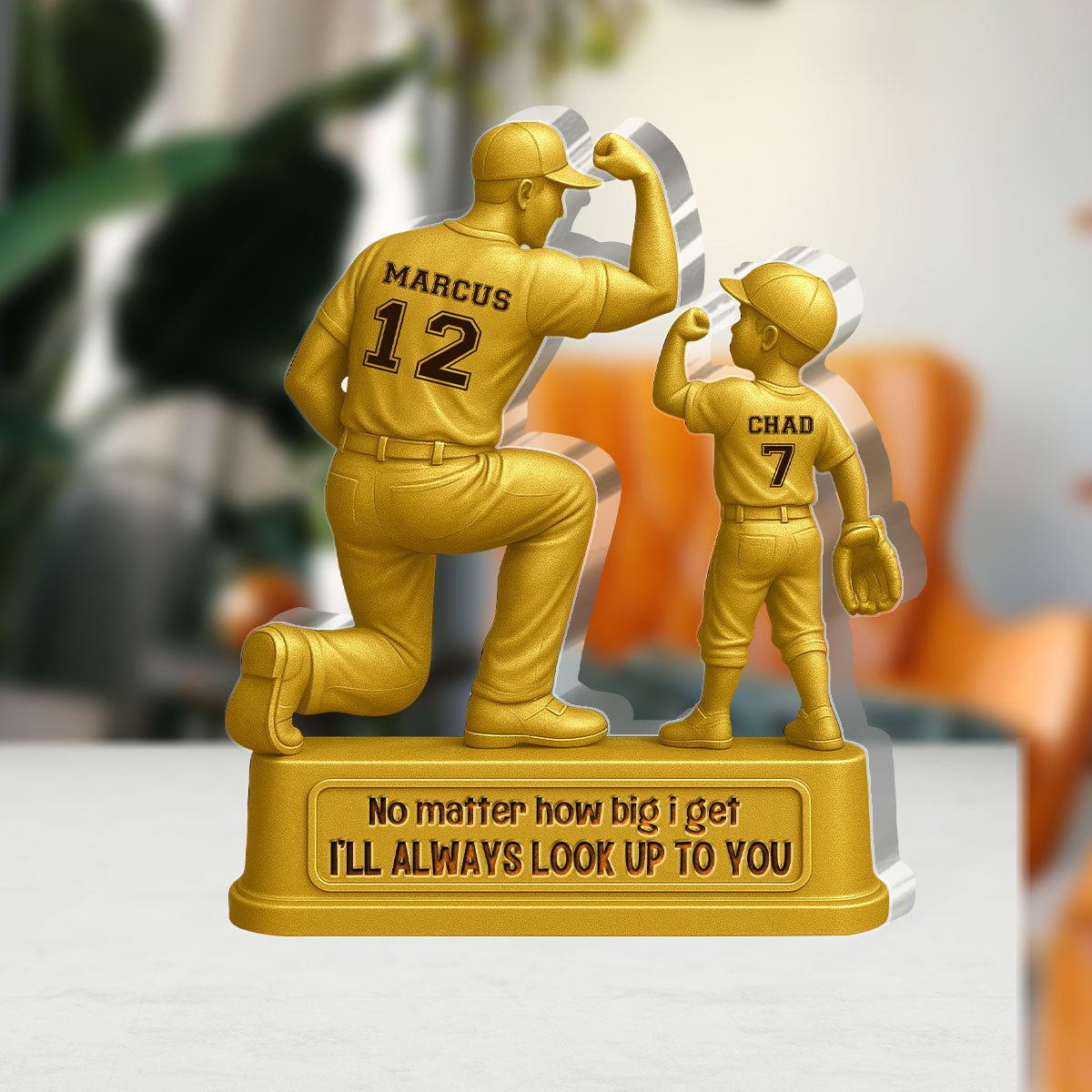 I’ll Always Look Up To You - Personalized Custom Shaped Squared Acrylic Plaque
