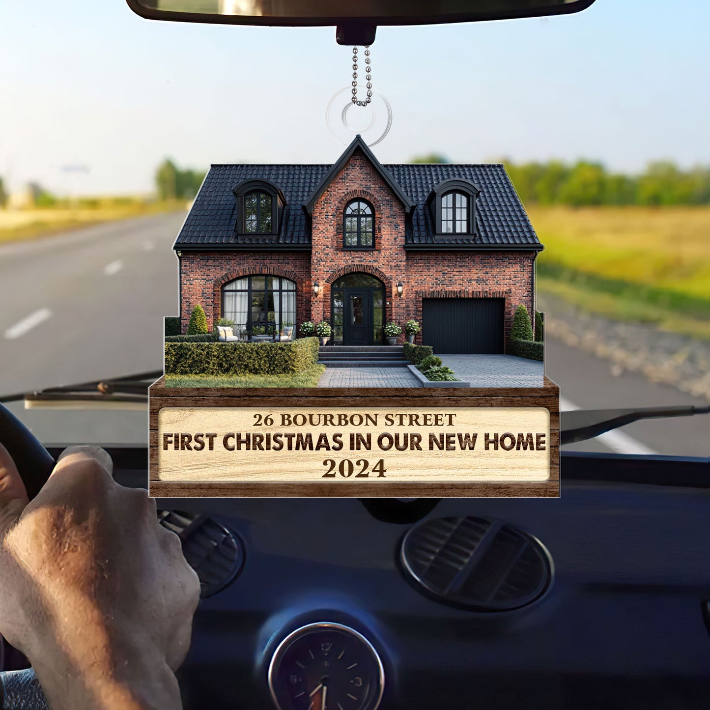 First Christmas In Our New Home - Personalized 1-Side Acrylic Ornament FCACOLEHA2470D