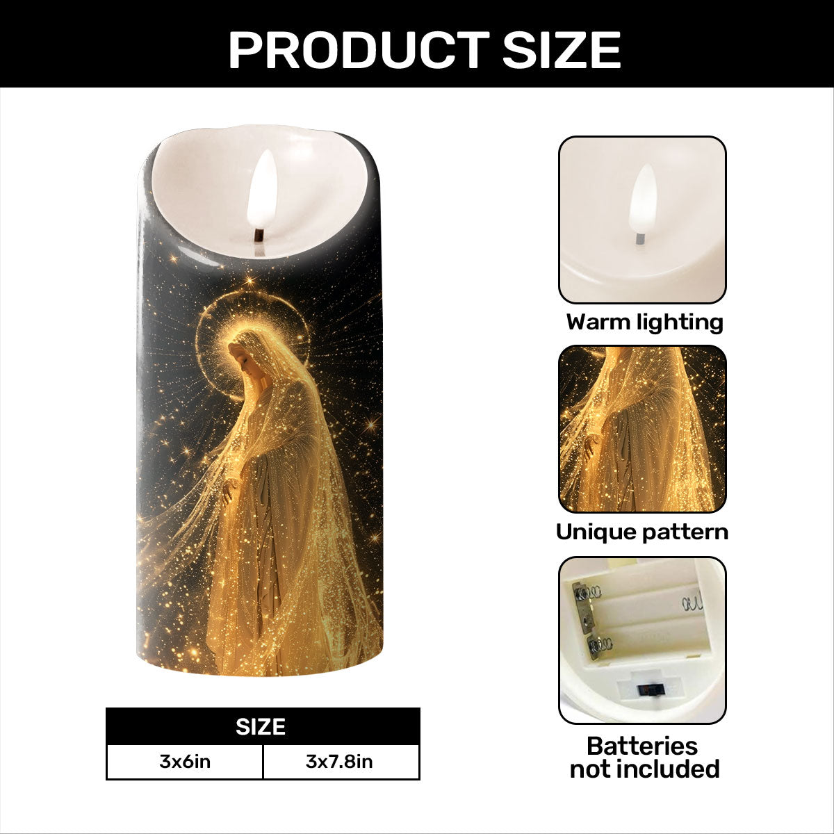 Heavenly Glow - Flameless LED Candle