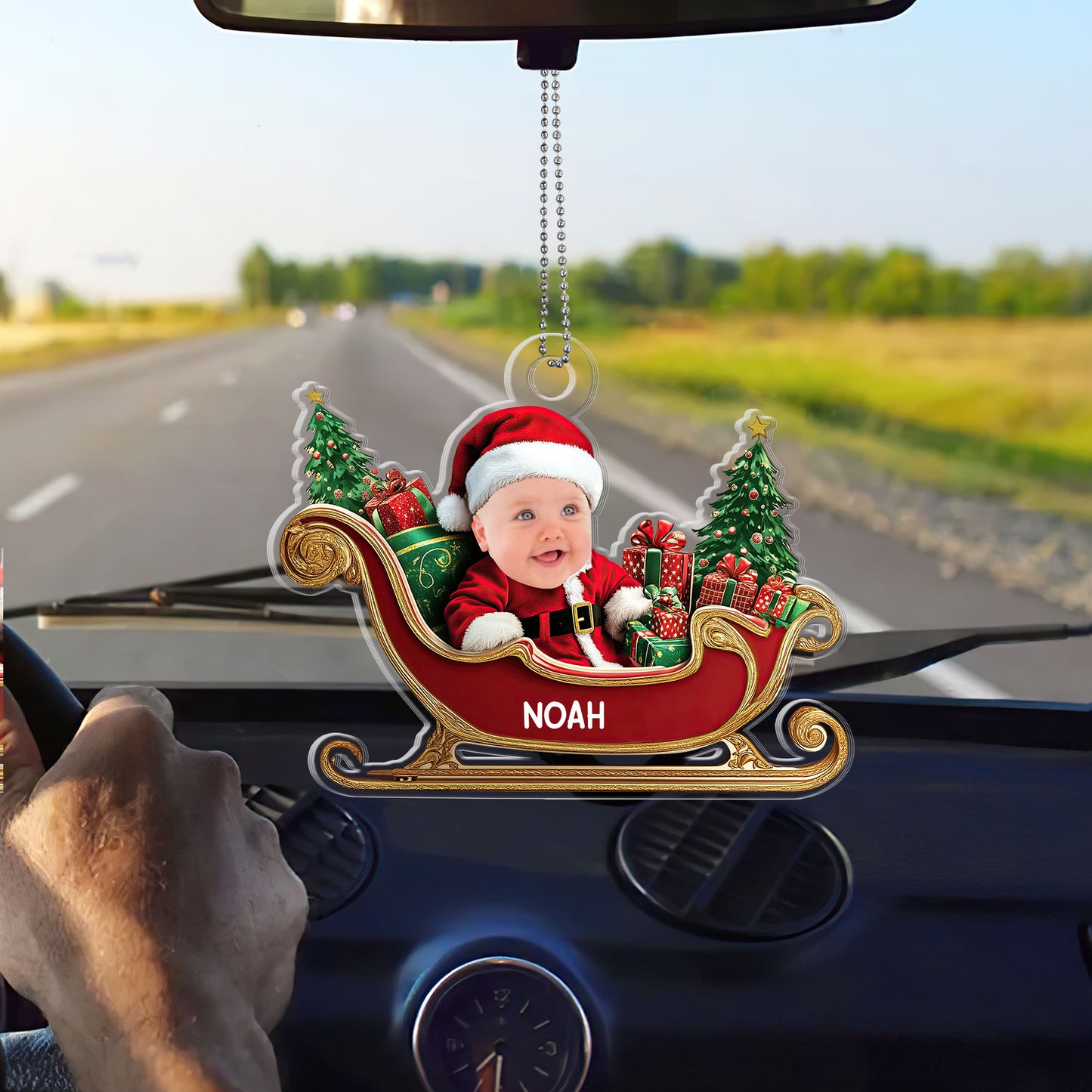 Cute Baby - Personalized 1-Side Acrylic Ornament FCACOLETN2254T