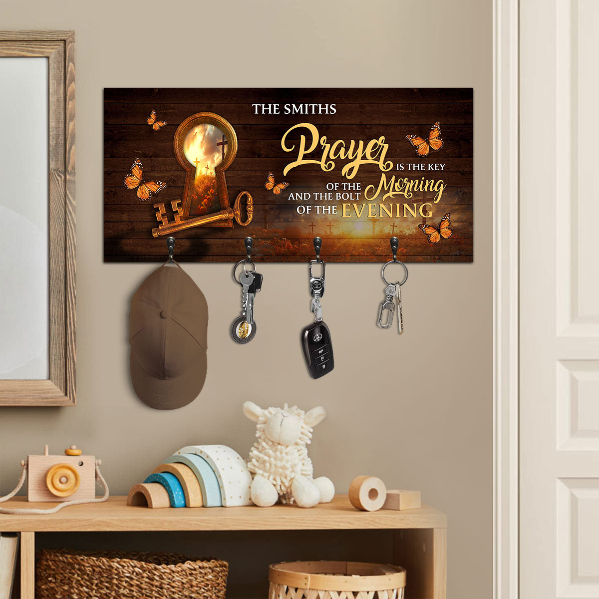 Prayer Is The Key - Personalized Key Holder FCUWKHCSLEPA1741TA