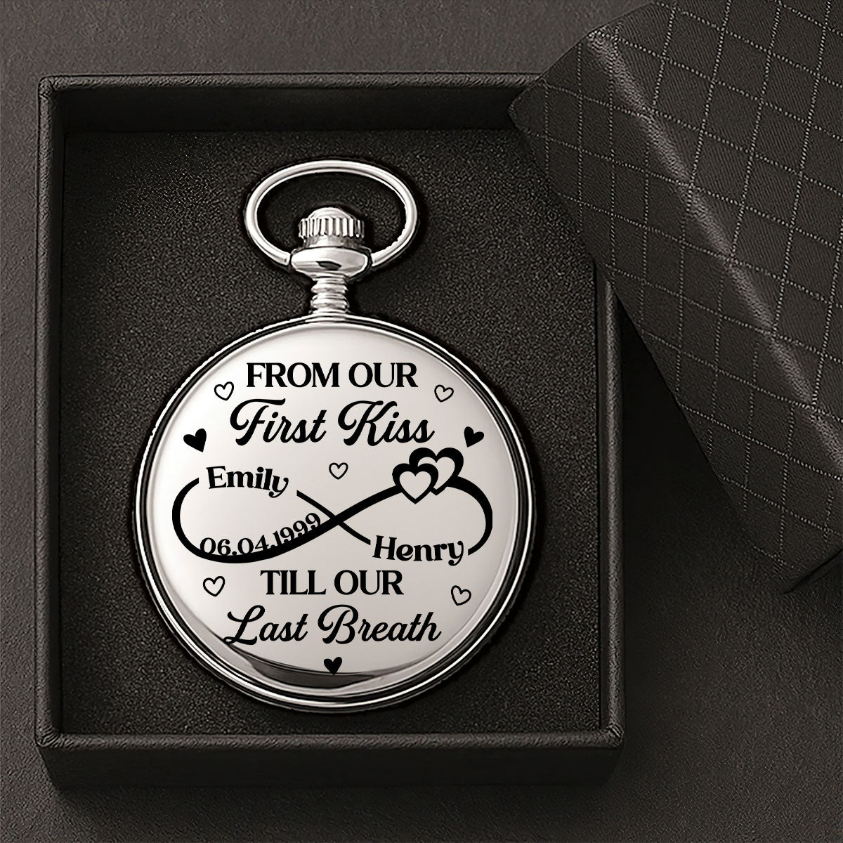 God Knew My Heart Needed You - Personalized Pocket Watch