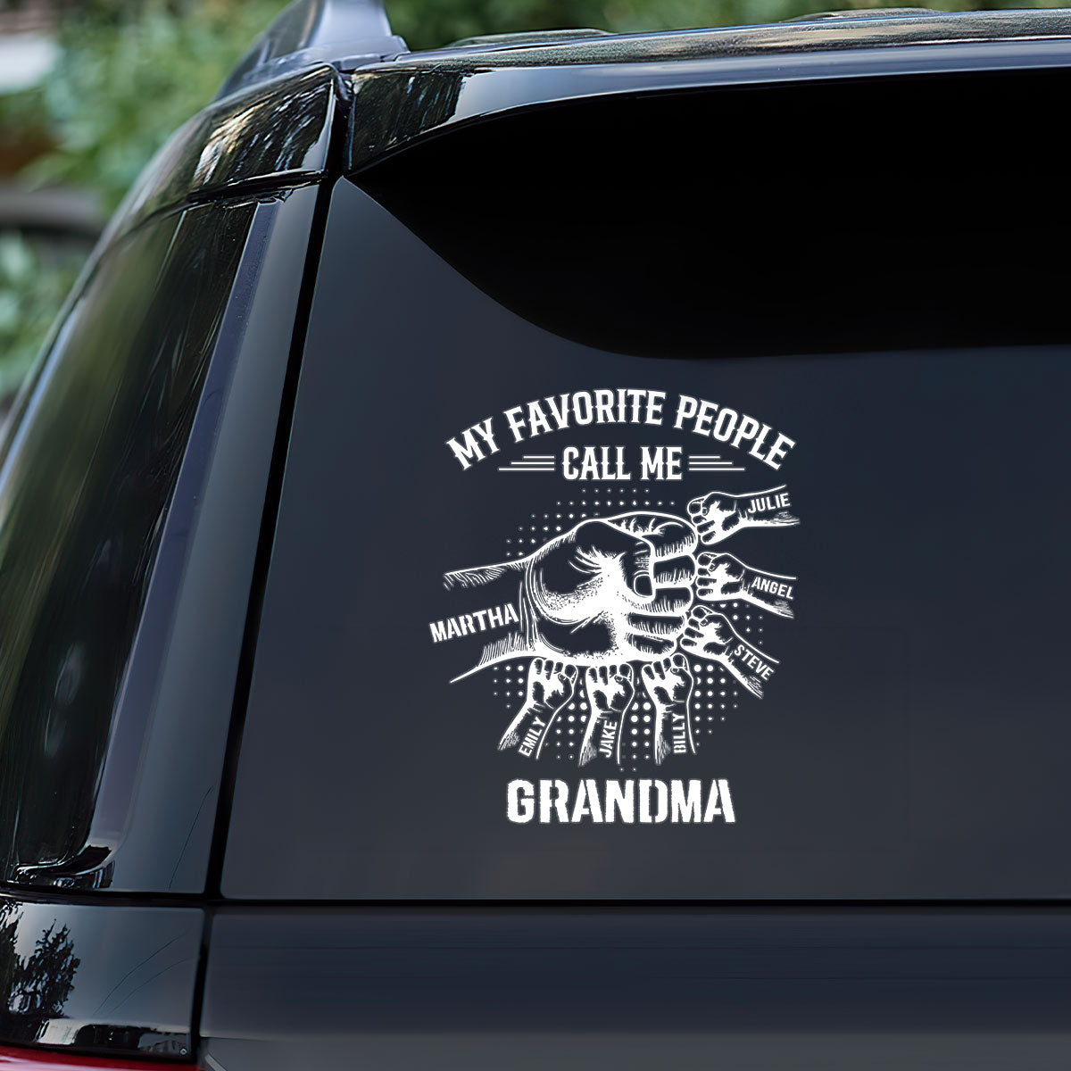 My Favorite People Call Me Grandpa - Personalized Sticker