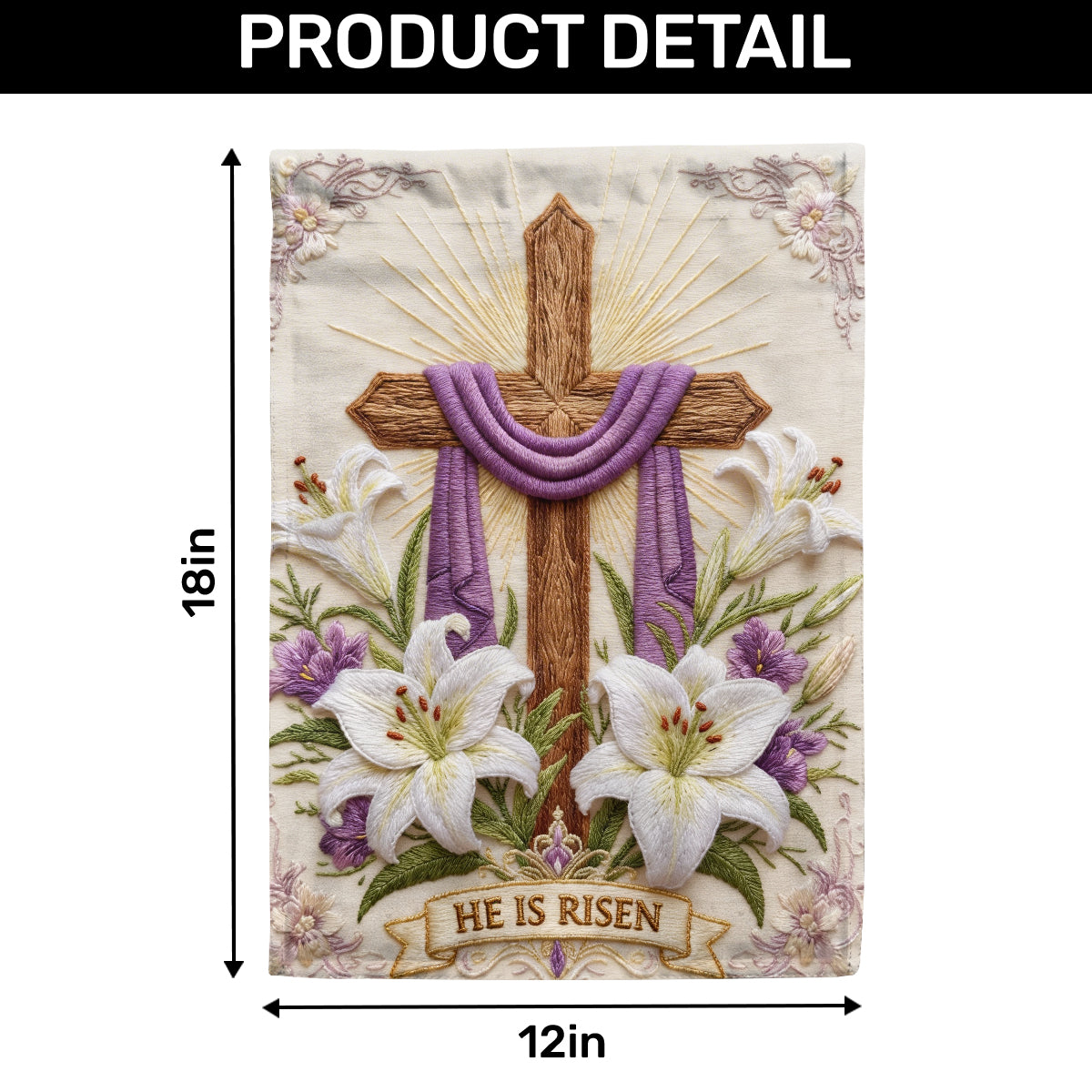 Cross Of Hope - Garden Flag