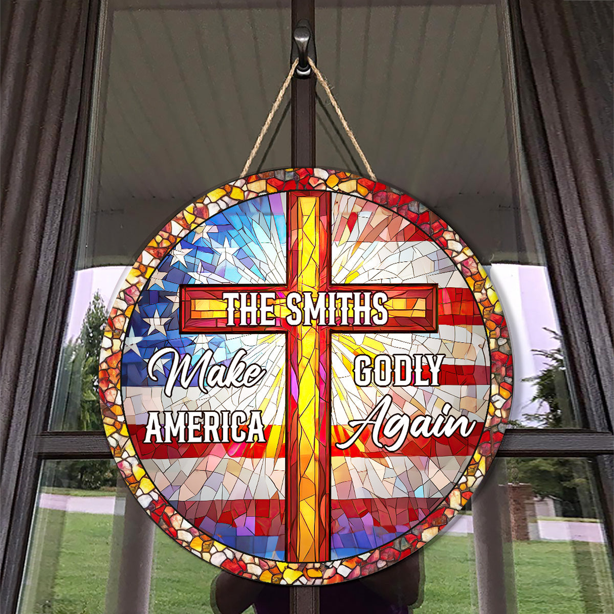 Make America Pray Again - Personalized Wooden Sign