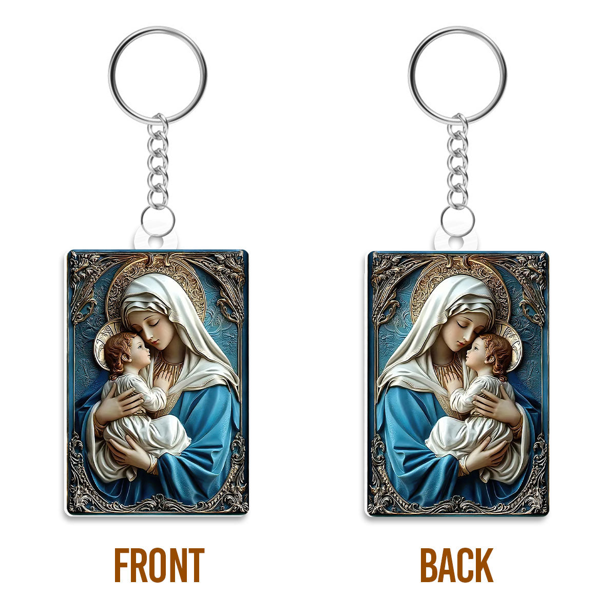 Mary And Jesus - Acrylic Keychain