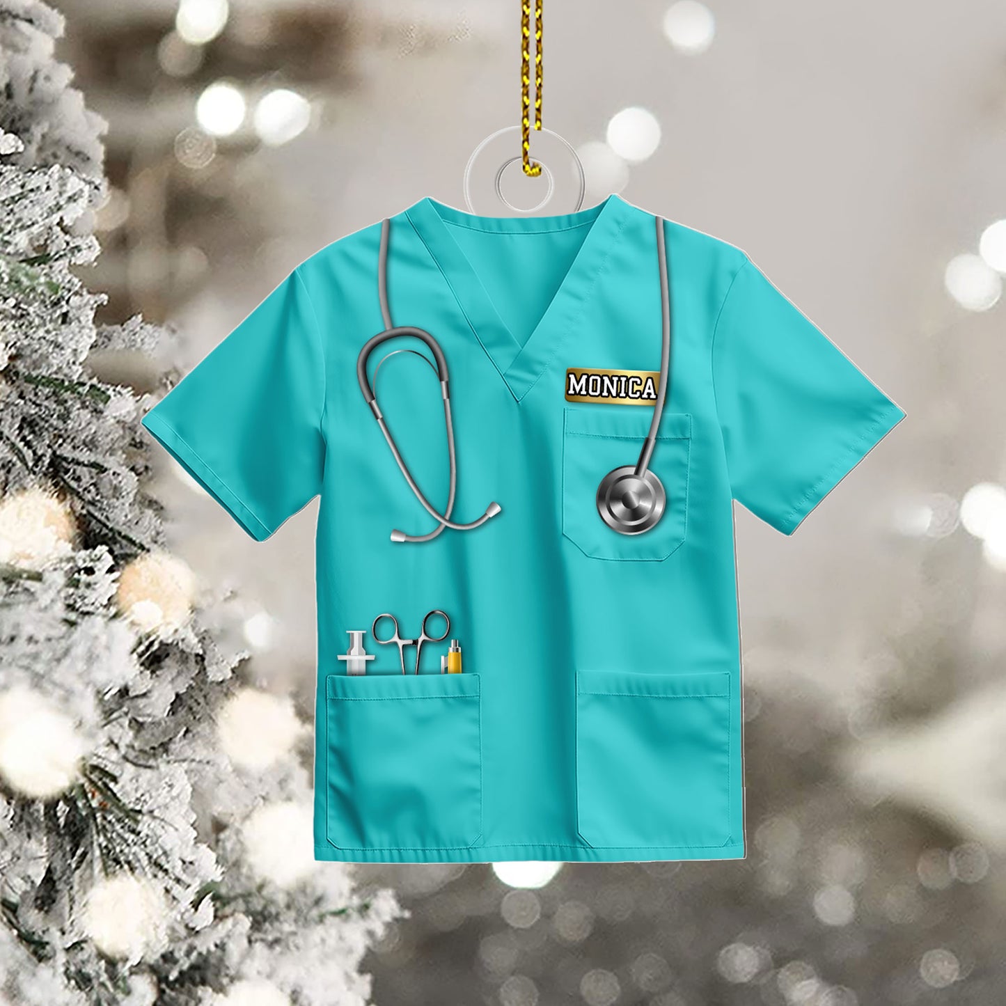 Nurse Uniform - Personalized 1-Side Acrylic Ornament FCACOLEHA2483L