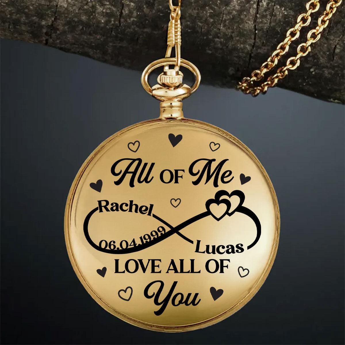 God Knew My Heart Needed You - Personalized Pocket Watch
