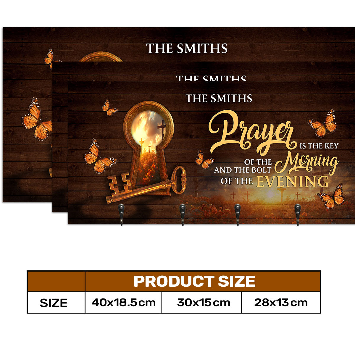 Prayer Is The Key - Personalized Key Holder FCUWKHCSLEPA1741TA