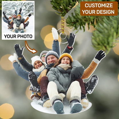 Custom Your Any Photo - Personalized 1-Side Acrylic Ornament FCACOLETN2556T