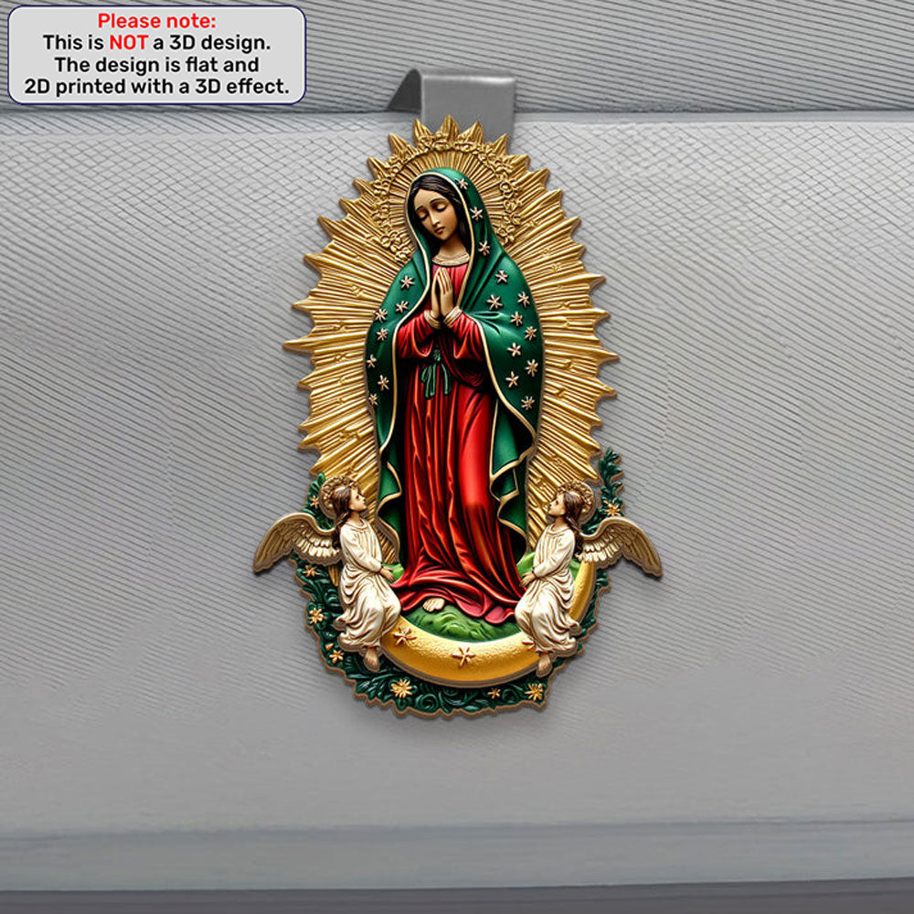 Our Lady Of Guadalupe -  Car Visor Clip
