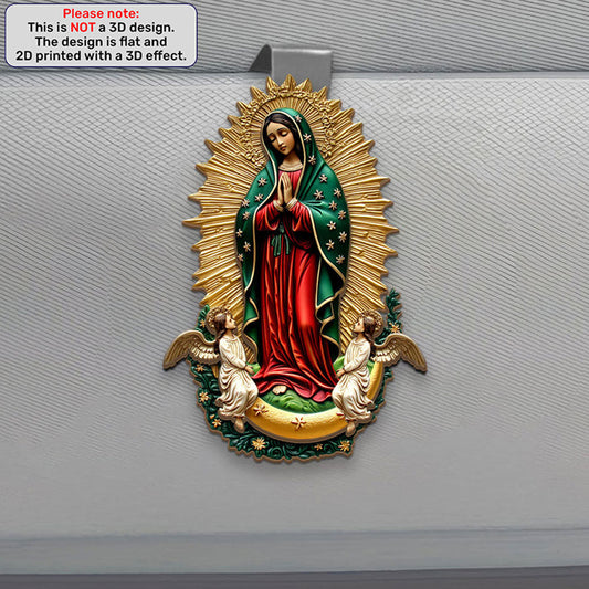 Our Lady Of Guadalupe -  Car Visor Clip