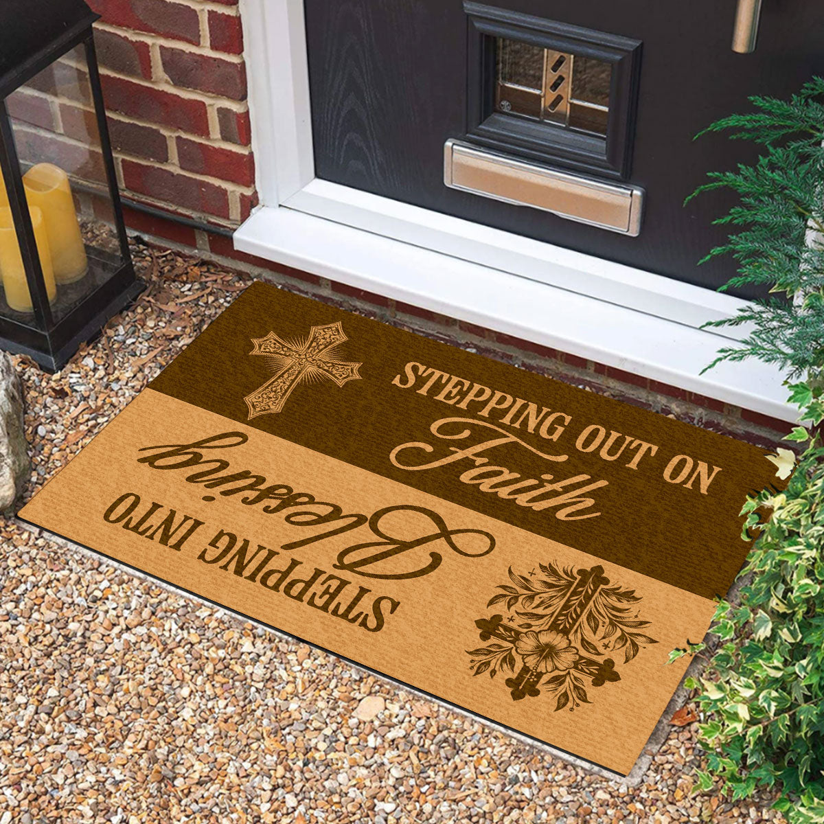 Stepping Out On Faith - Doormat FCDMLEH1811TA