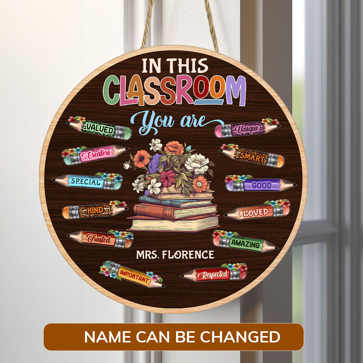 In This Classroom - Personalized Wooden Sign