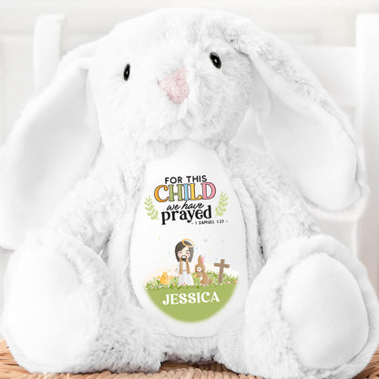 Our Blessed Kids - Personalized Stuffed Bunny