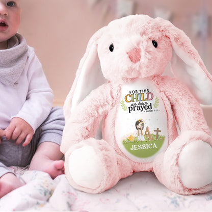 Our Blessed Kids - Personalized Stuffed Bunny