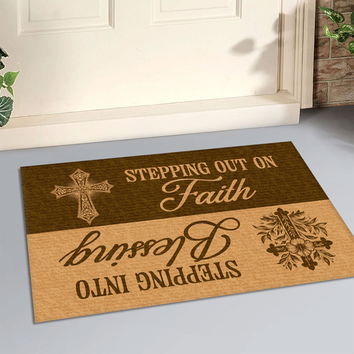 Stepping Out On Faith - Doormat FCDMLEH1811TA