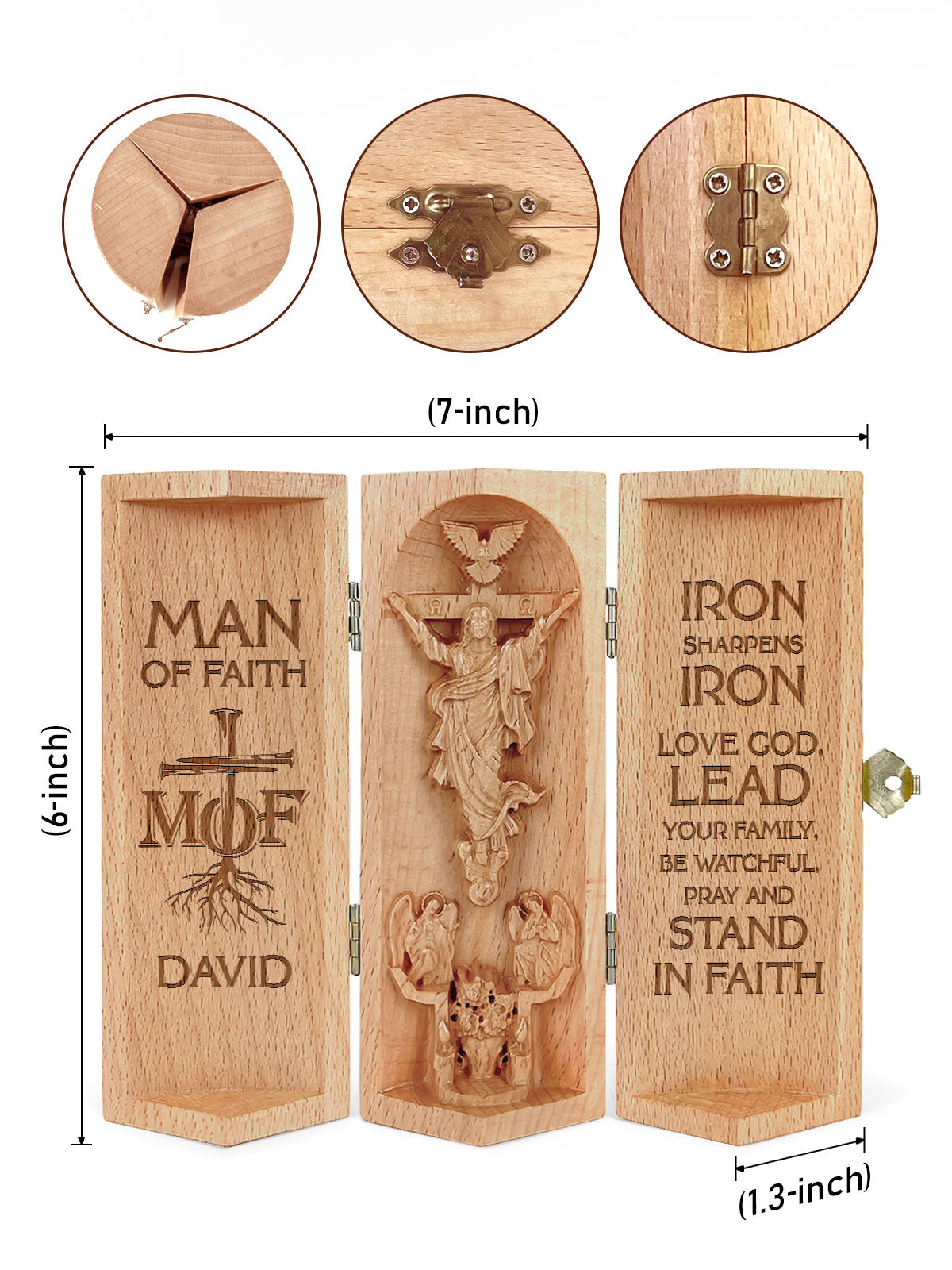 Man Of Faith - Personalized Jesus Sculptures HN32