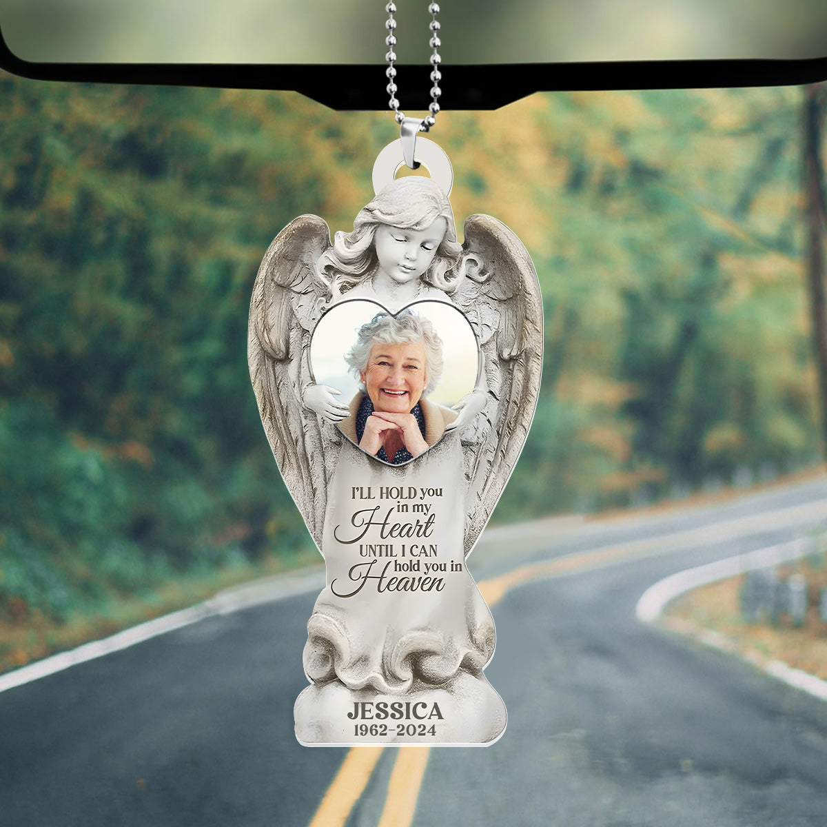 Your Guardian Angel Is Watching Over You - Personalized 1-Side Car Acrylic Hanging Ornament