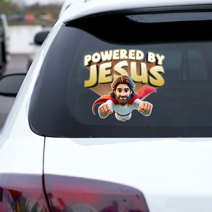 Powered By Jesus - Sticker