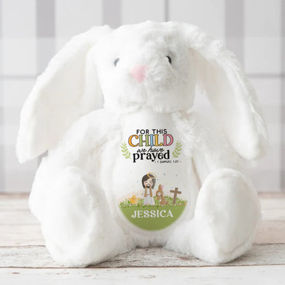 Our Blessed Kids - Personalized Stuffed Bunny