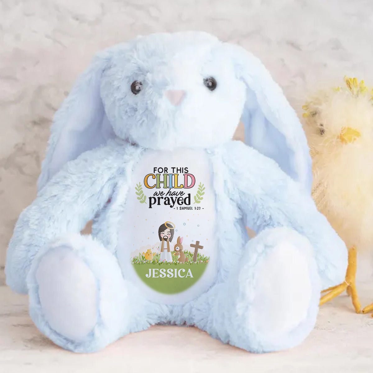 Our Blessed Kids - Personalized Stuffed Bunny