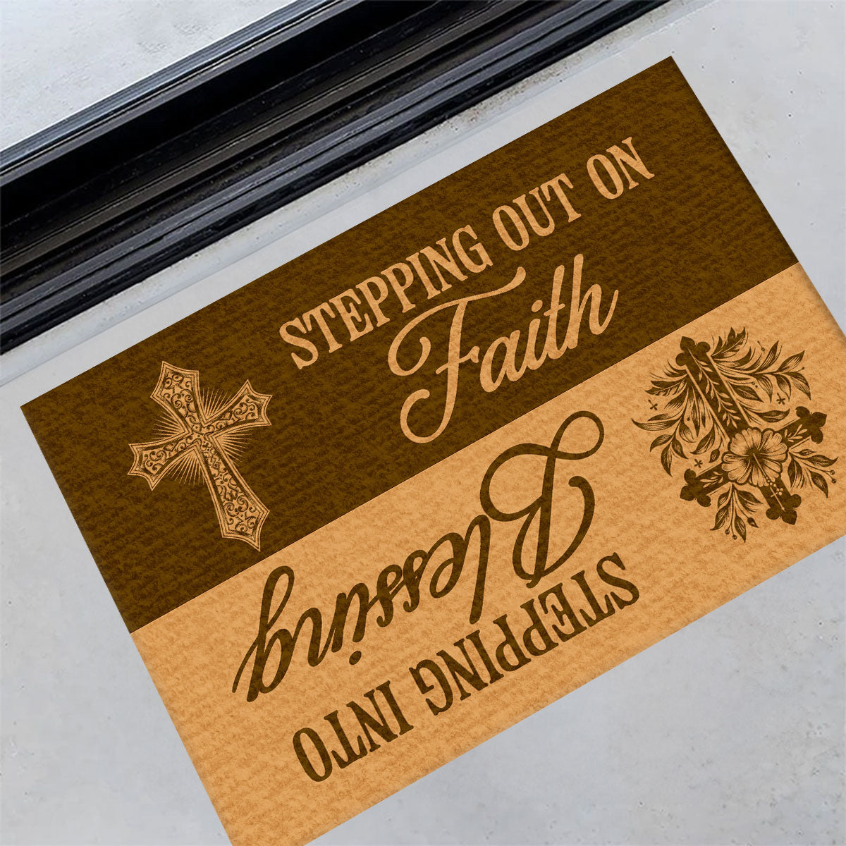 Stepping Out On Faith - Doormat FCDMLEH1811TA