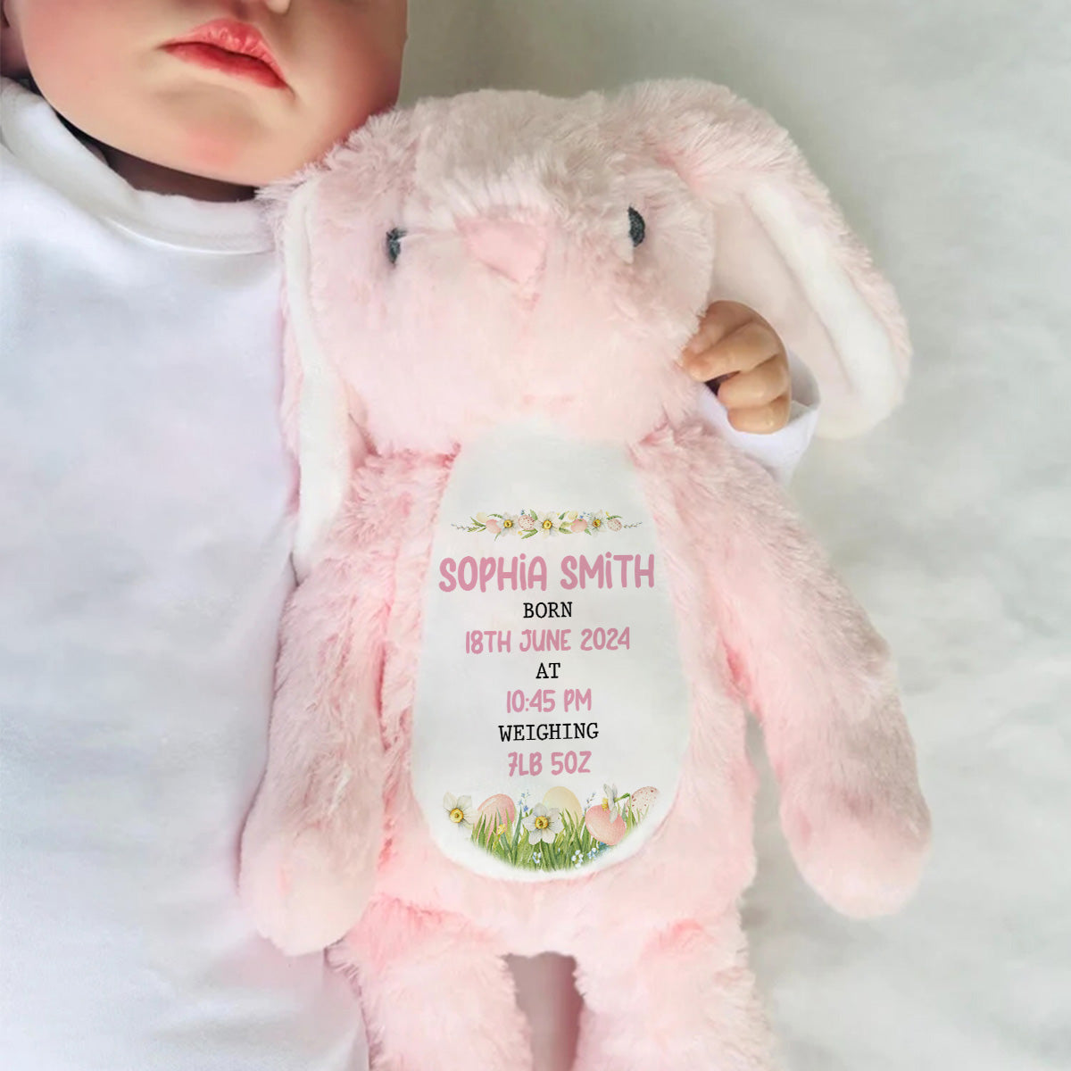 Our Greatest Blessings Of The Year - Personalized Stuffed Bunny