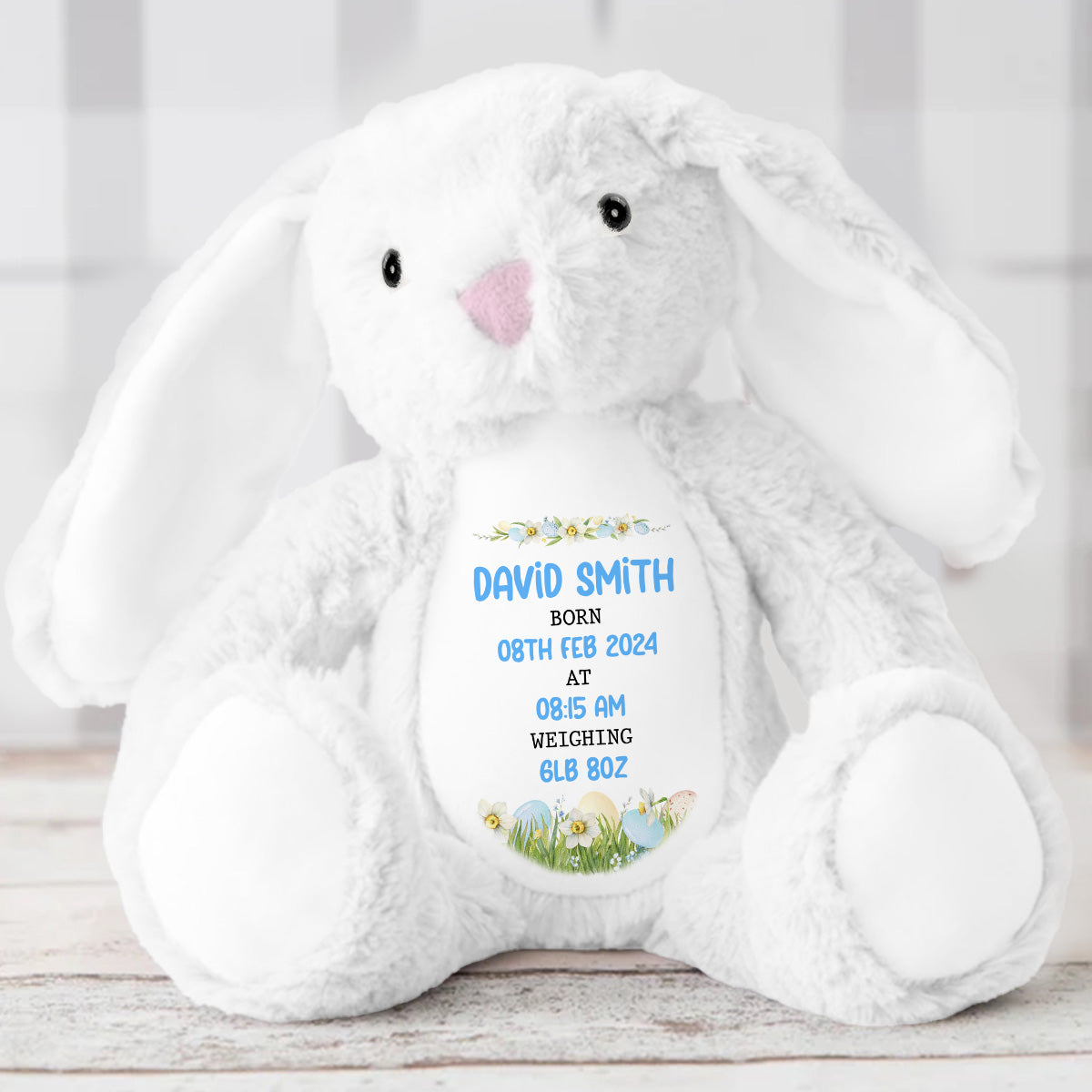 Our Greatest Blessings Of The Year - Personalized Stuffed Bunny