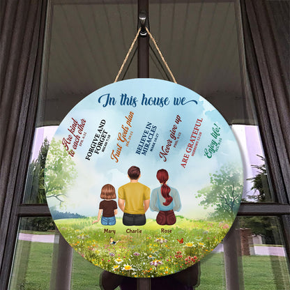 In This House - Personalized Wooden Sign FCDSTM807TA