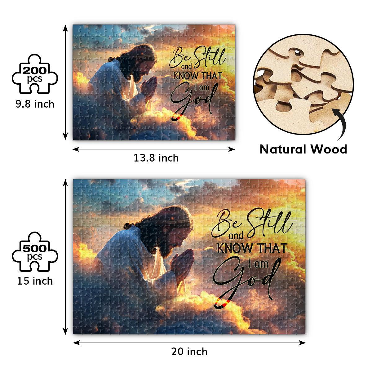 Be Still - Rectangle Jigsaw Puzzle