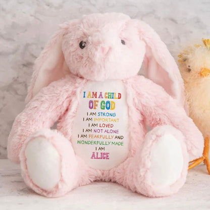 Baby Affirmations - Personalized Stuffed Bunny