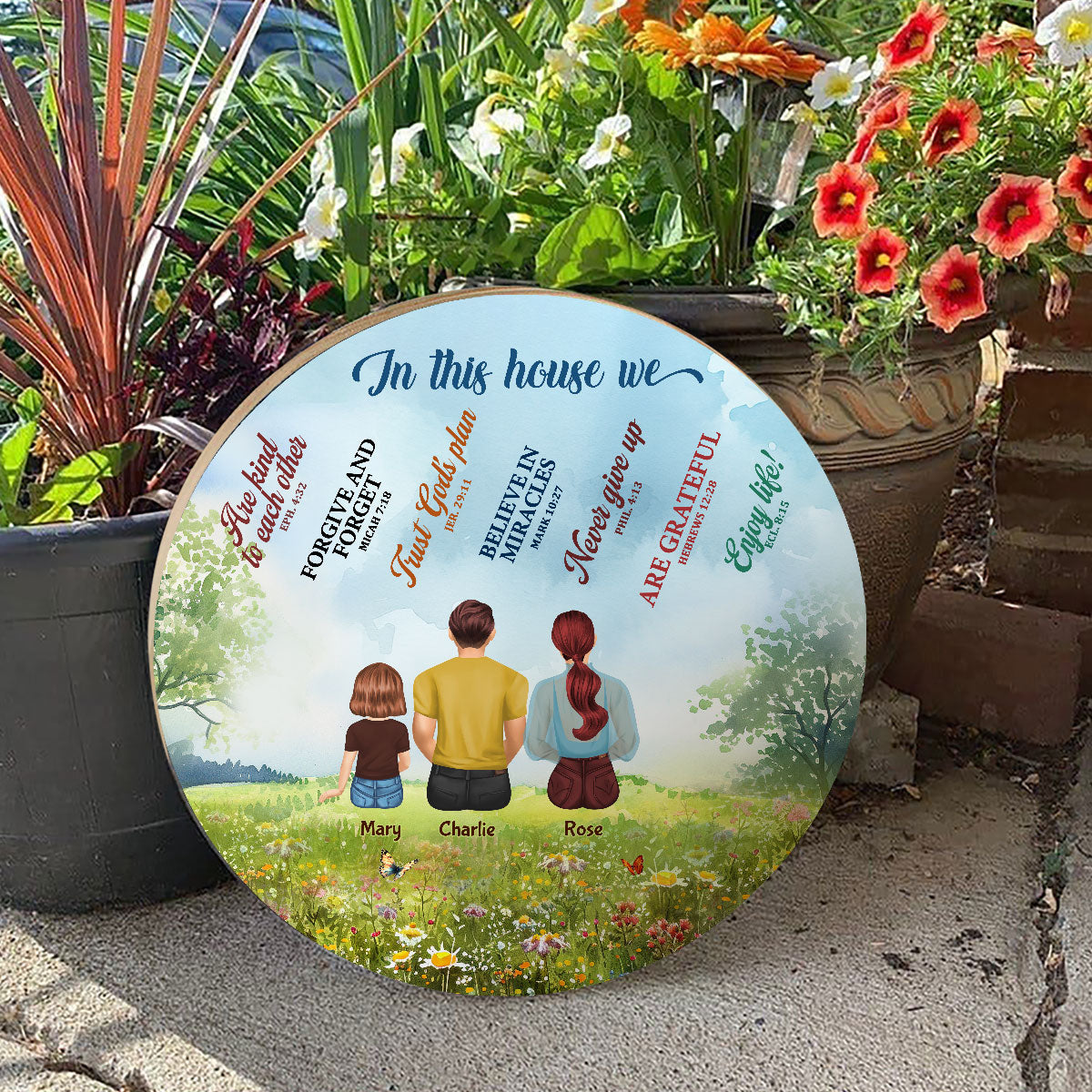 In This House - Personalized Wooden Sign FCDSTM807TA
