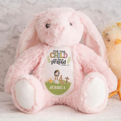 Our Blessed Kids - Personalized Stuffed Bunny