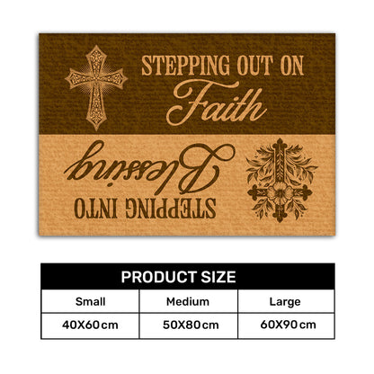 Stepping Out On Faith - Doormat FCDMLEH1811TA