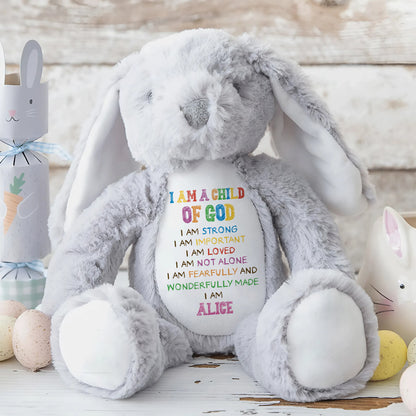 Baby Affirmations - Personalized Stuffed Bunny