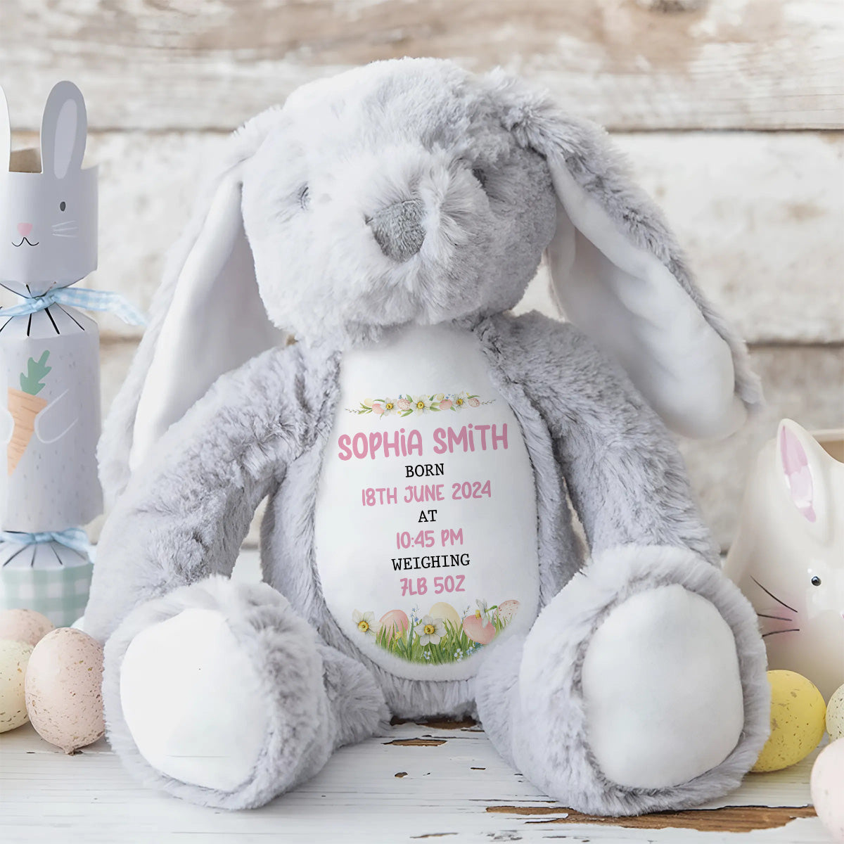 Our Greatest Blessings Of The Year - Personalized Stuffed Bunny