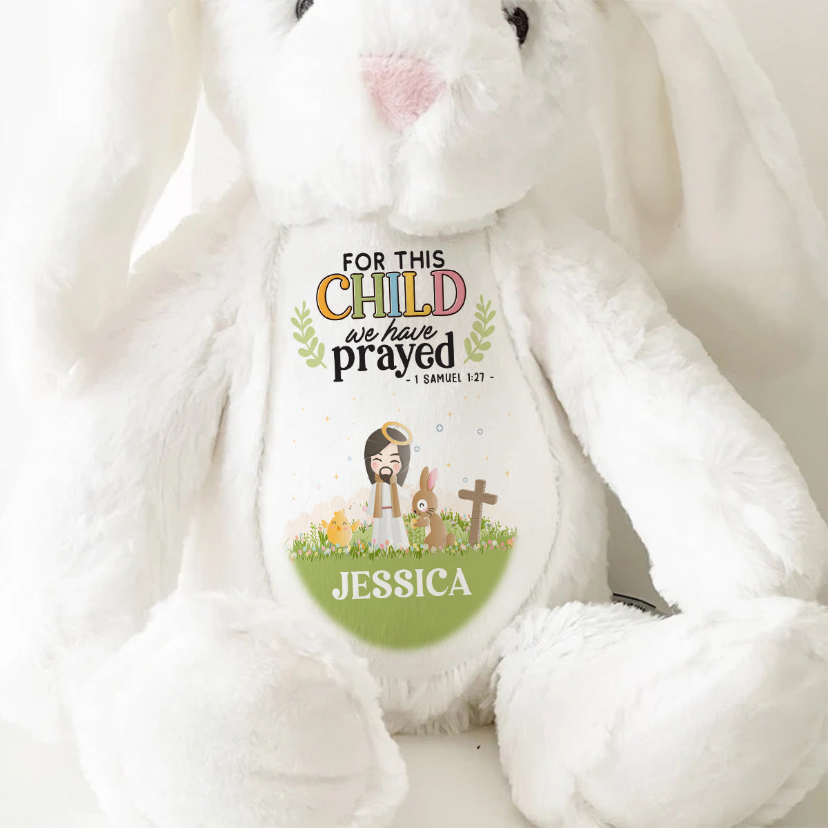 Our Blessed Kids - Personalized Stuffed Bunny